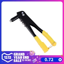 수동 더블 핸들 리벳 총 스테인레스 스틸 리벳 총 당겨 버드 나무 총 금속 목공 핸드 툴 수리 키트(China)