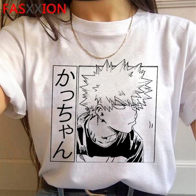 My Hero Academia Bakugou T-shirt Men Cute Anime Boku No Hero Academia T Shirt Cool Todoroki Graphic Tshirt Hip Hop Top Tees Male 49098
