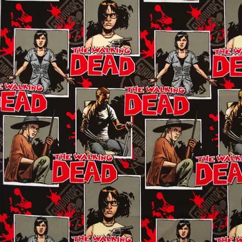 

1 yard The Walking Dead Sodiers Printed Cotton Woven Fabric(width=108cm)
