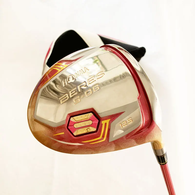 Женский гольф деревянный набор HONMA S-06 4 звезды клюшки деревянный Драйвер+ Фарватер Дерево с графит Гольф Вал Крышка R S SR flex