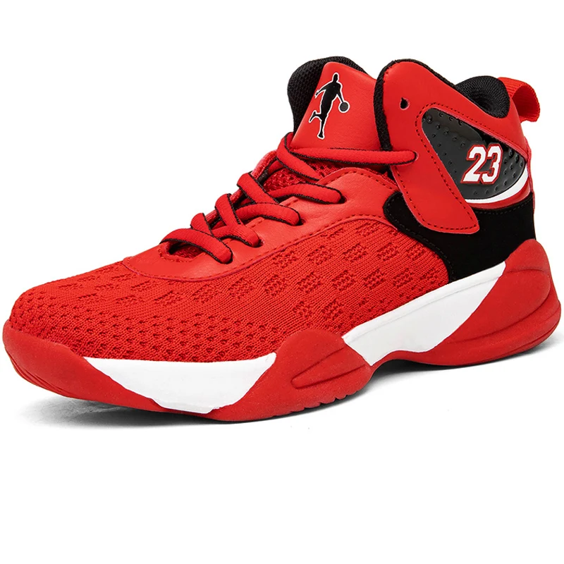 

Boys Basketball Shoes Brand Kids Sneakers High Quality Top Non-slip Breathable Children Sport Shoes Boy Trainer Shoes Basket Boy