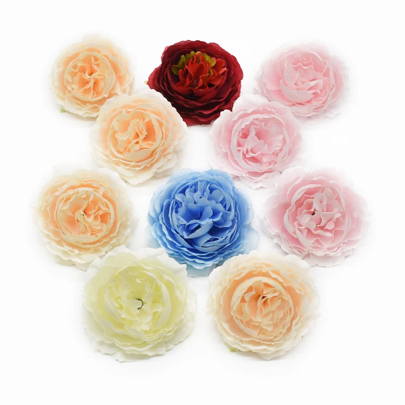 

10pcs artificial flowers cheap household products bridal accessories clearance home wedding decor Christmas Festival Supplies