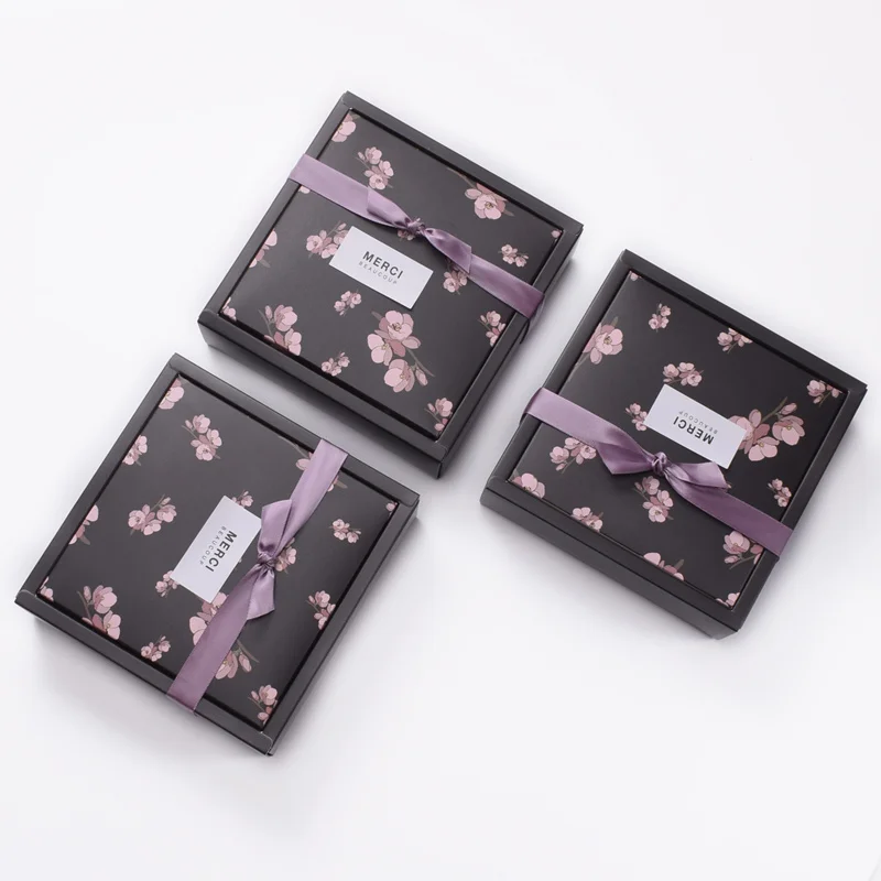 10pcs 15x15cm spring flower Paper Box as soap candle Cookie Candy little Gift Packaging Christmas Wedding Favors Gifts Decoratio | Дом и сад
