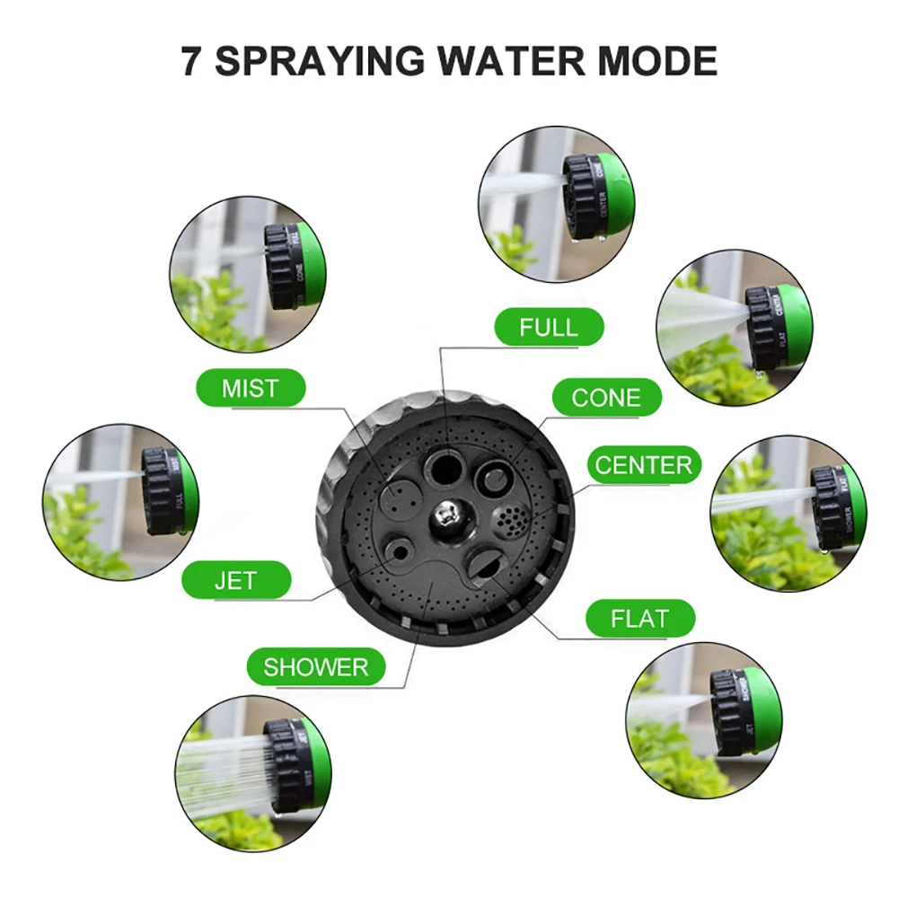 Multi-functional Garden Water Sprayers Watering Gun 7 Modes Spray Nozzle Spray Gun for Lawn Garden Watering Car Washing Cleaning (4)