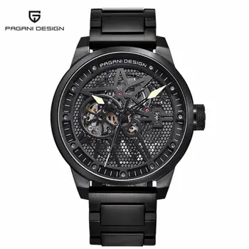 

Luxury Brand PAGANI DESIGN Stainless steel case Tourbillon Watch Men Automatic Wristwatch Fashion Men Mechanical Watches