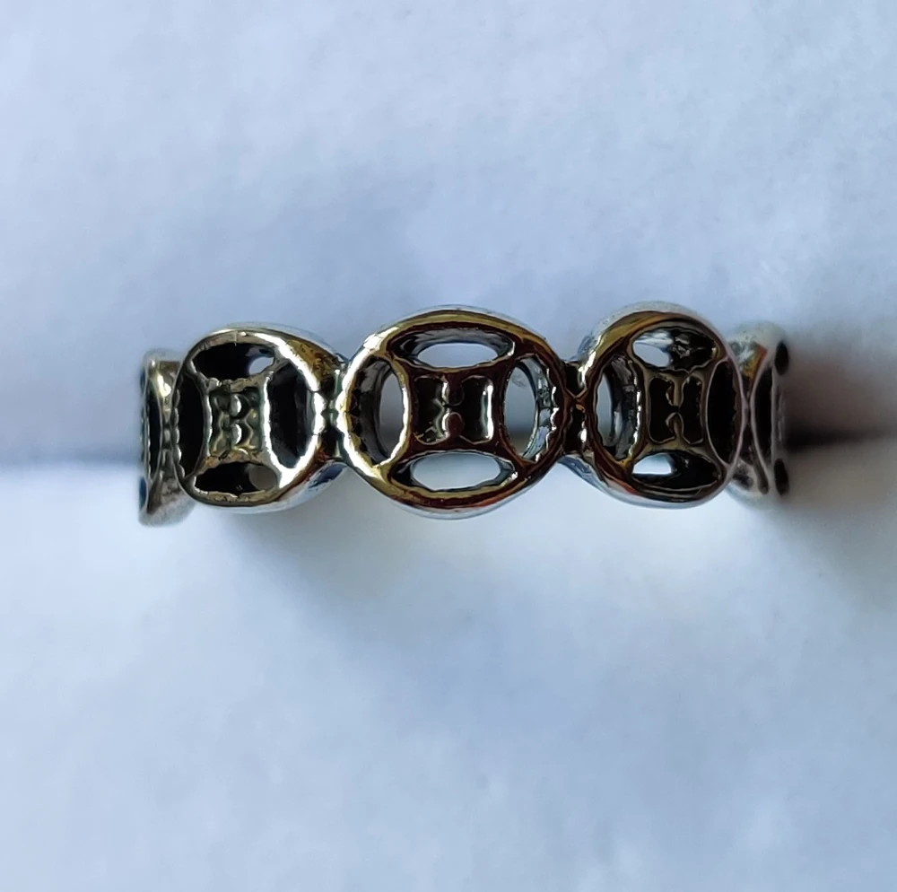 Новое модное черное нейтральное кольцо в стиле ретро для подарка оптом - Цвет основного камня: 33 Ring