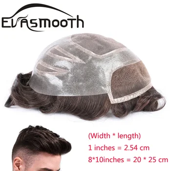 

Men Wig India Human Hair Men Toupee Swiss Lace Front Wig Hair Toupee Replacement System Durable Natural Hairpieces Man Wig