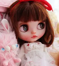 Neo muñeca Blyth personalizado NBL cara brillante, 1/6 OB24 BJD bola articulada muñeca Blyth personalizado s para niña, regalo para colección