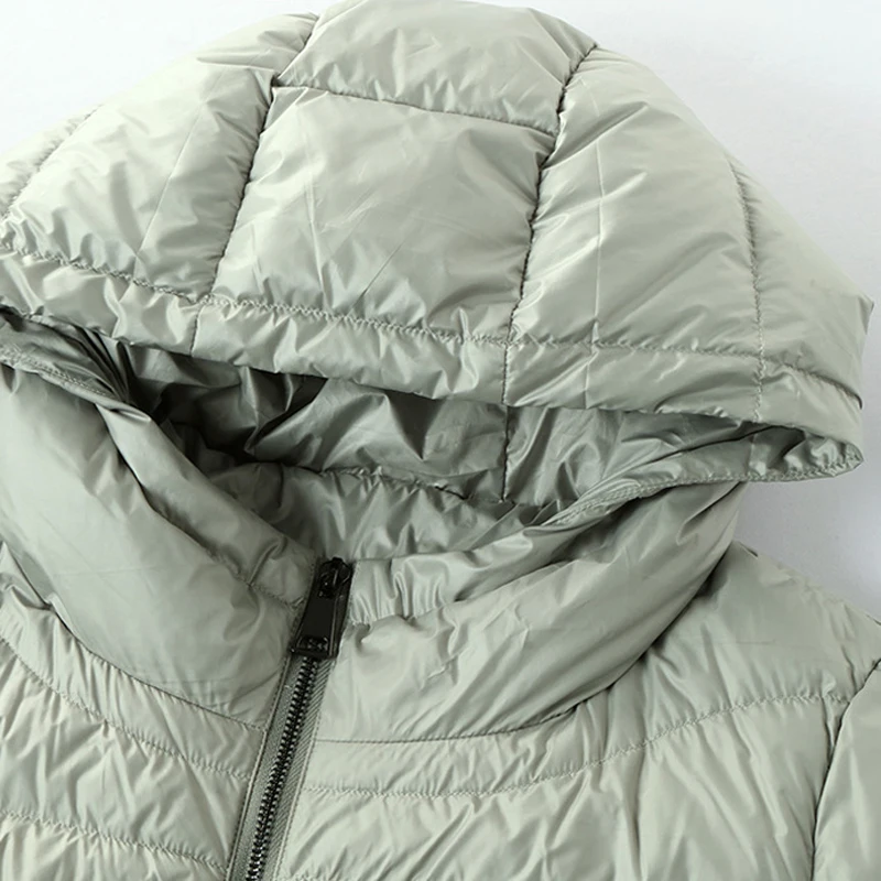 Elifashion, новинка, длинный пуховик на белом утином пуху, женская зимняя куртка с капюшоном, пуховик, зимняя куртка, пальто, Женский пуховик