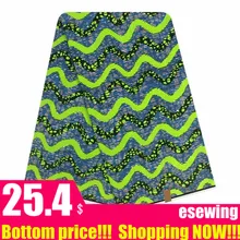 Африканская восковая ткань настоящий мягкий хлопок 6 ярдов/шт Гарантия Голландский Настоящий Воск для лоскутного шитья