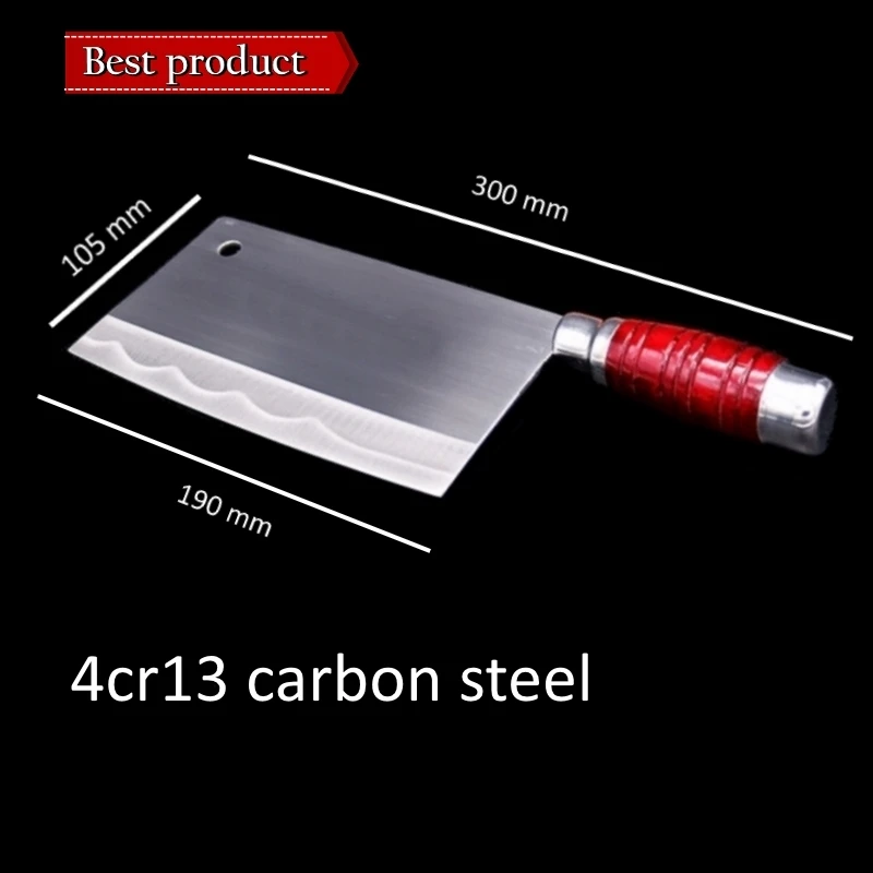 Professional-7-5-inch-Carbon-Steel-4cr13-Cleaver-Knife-Handmade-Chinese-Kitchen-Knives-Chef-Knife (5)
