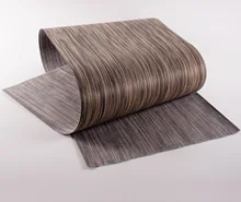 

L:2.5Meters/pcs Width 56cm Thickness:0.45mm Ebony Technology Wood Veneer Furniture Door Panel Cabinet BoarD Veneer Sheets