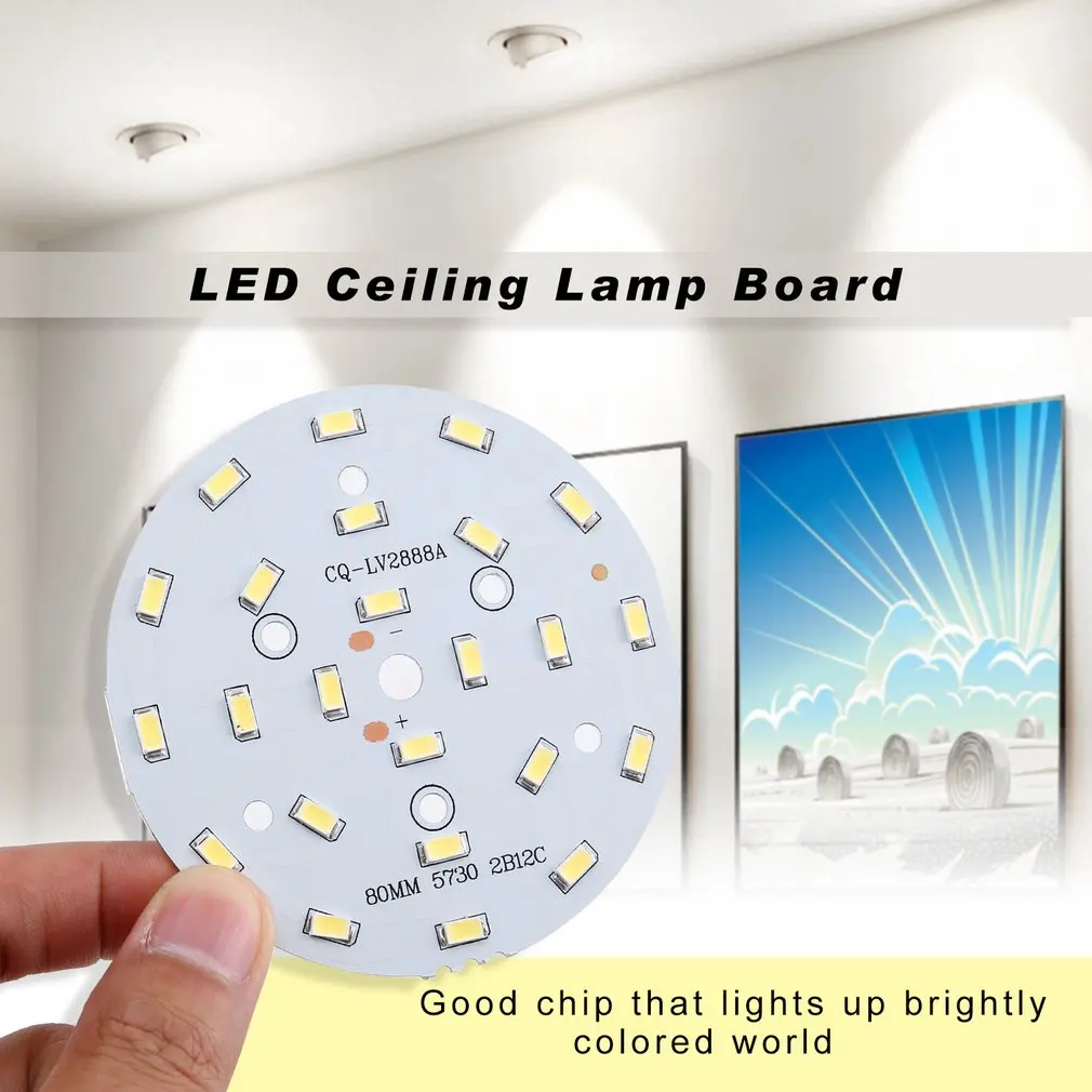 ICOCO 12W чисто белый светодиодный SMD 5730 светильник вниз пластина потолочный