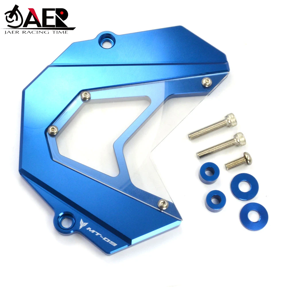 

JAER For Yamaha MT09 FZ9 2013-2018 Front Sprocket Chain Guard Cover Left Side Engine cover protector