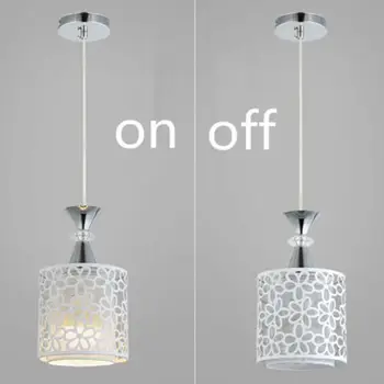 

Modern Crystal Hollow Petal Pattern Light Pendant Lamp Cover Dining Room Chandelier Decor D5BD