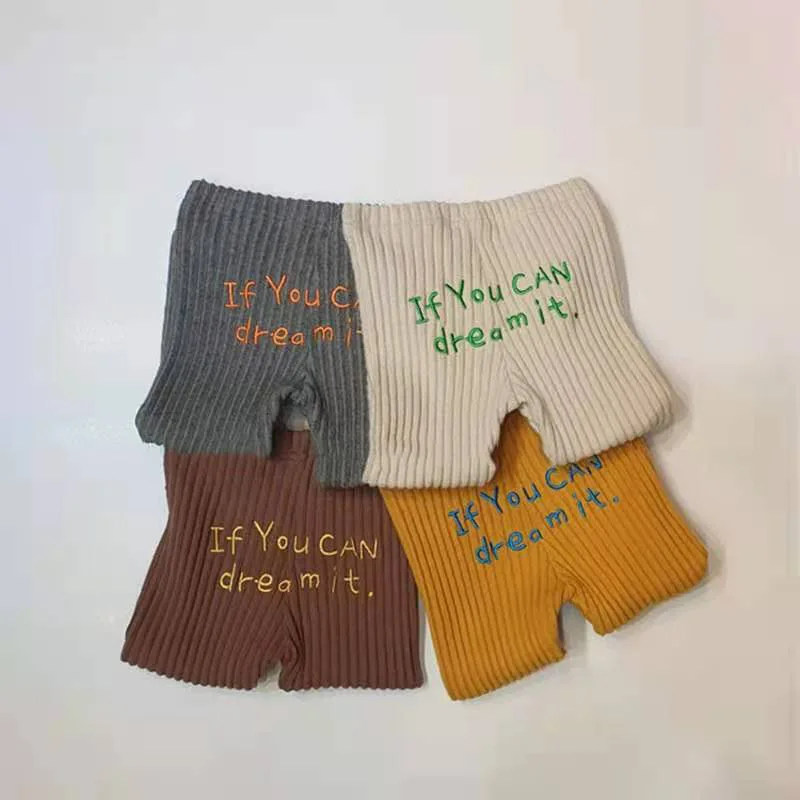 Baby Leggings Children Pants Letter Print Embroidery Bottoms Toddler Girl Boy Clothes Spring