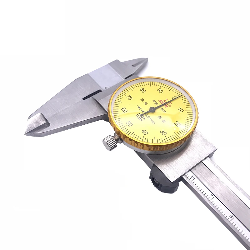 Dial Calipers 0-150mm 0.01mm 0-200 300 mm High Precision Industry Stainless Steel Vernier Caliper Shockproof Measuring Tool