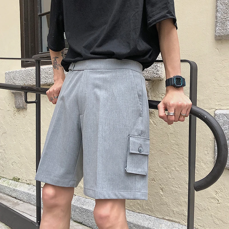 summer new casual fashion personality comfortable Cotton Cross-pant overalls men abbigliamento uomo Recommend