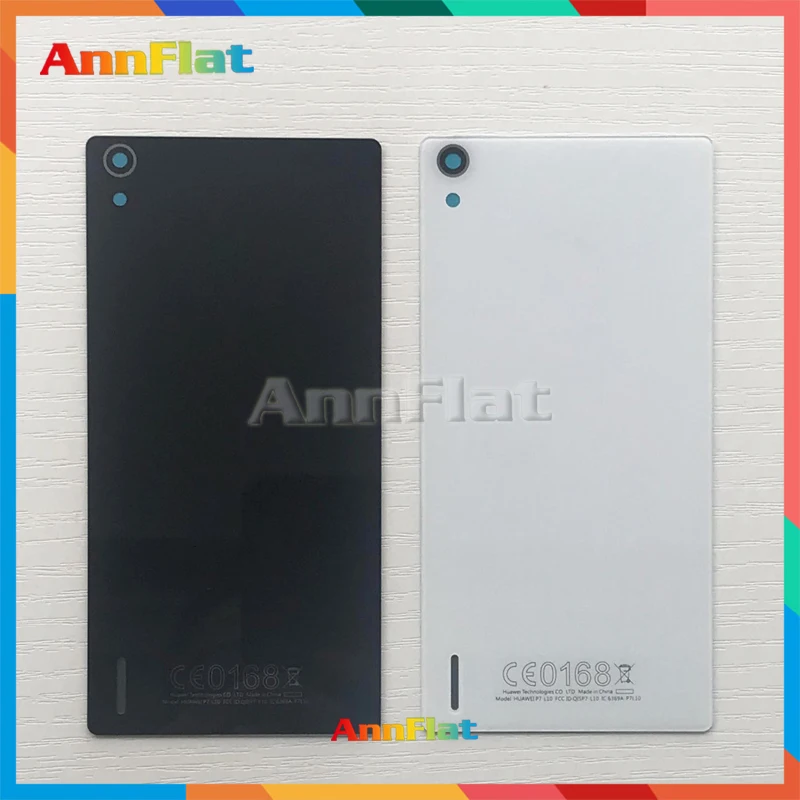 Высококачественный чехол для Huawei Ascend P7 задняя крышка аккумулятора с клейким
