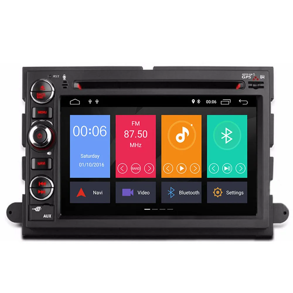 Perfect Android 9.0 Car DVD Player For Ford F150 F350 F450 F550 F250 Fusion Expedition Mustang Explorer Edge2GB RAM BT Wifi Canbus Radio 3