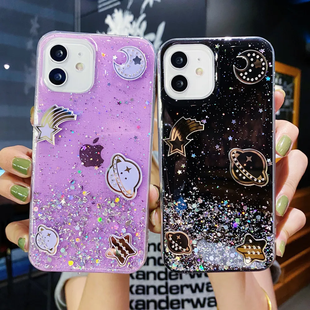 Блестящий чехол для телефона Samsung A50 A70 A20 A30 A40 A10 A20E A10S A20S A30S A21S мягкий силиконовый