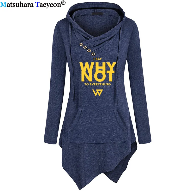 I Say Why Not To Everything Westbrook Hoodie Women's Long Sleeve Cotton Russell Westbrook Sweatshirts Hoodie - Цвет: 5