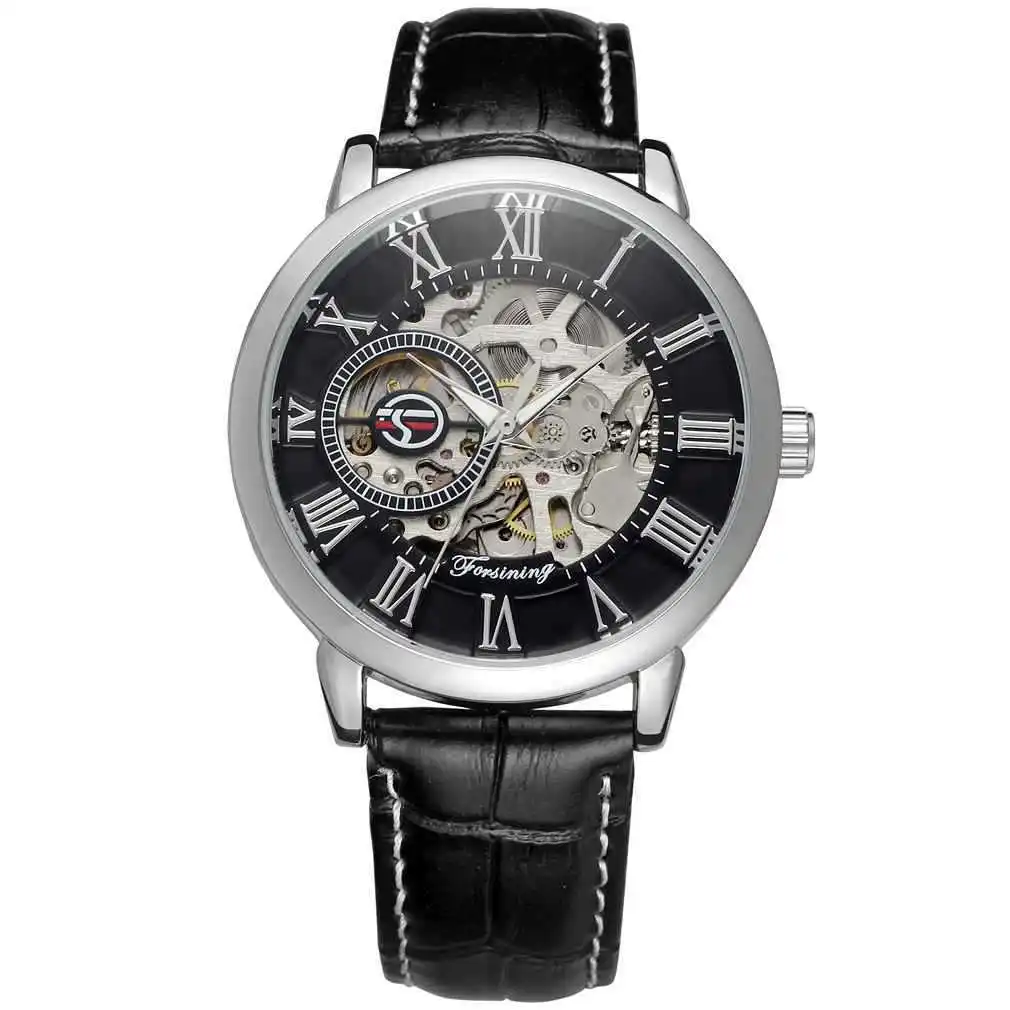 

Winner forsining Fully Automatic 1003 Hollow out Analog Watch Belt Watch