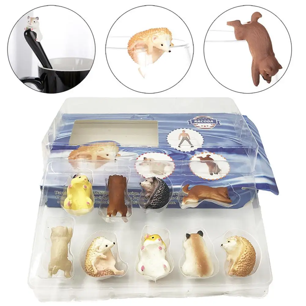 

Animal Cup Edge Doll PVC Environmental Simulation Cup Hanging Toy