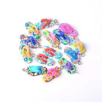 

10pcs Simulation soft pottery shape jewellery making supplies pendant DIY bracelet necklace jewelry accessories wholesale