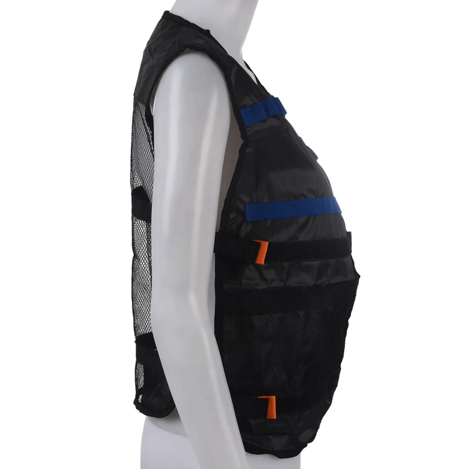 Топ тактический жилет для 12 дартс и 4 патронов в Nerf N Strike Games Black