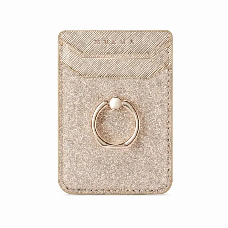 Самоклеющиеся мраморные наклейки для телефона с карманом для карт, держатель для телефона для iPhone 11 11 Pro Max XR, кошелек, ID стикер, модные женские чехлы - Цвет: Sand-Gold