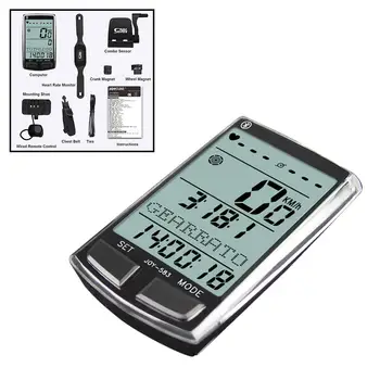 

LCD Digital Cycling Computer Bicycle Bike Backlight Speedometer Odometer Bicycle StopWatch Bicycle Speedometer