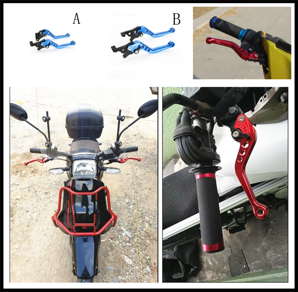 Аксессуары для мотоциклов регулируемая ручка тормоза Kawasaki KX65 KX80 85 KX125 KX250 KX250F KX450F