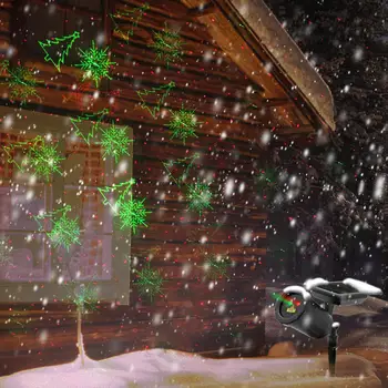 

Solar Laser Light Outdoor Waterproof Lawn Lights Starry Plus Christmas Patterns Laser Lights Lawn Lights