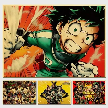 

HD My Hero Academy High Quality Poster Personalized Room Decorating Wall Decorating Family Kraft pape Retro Poster