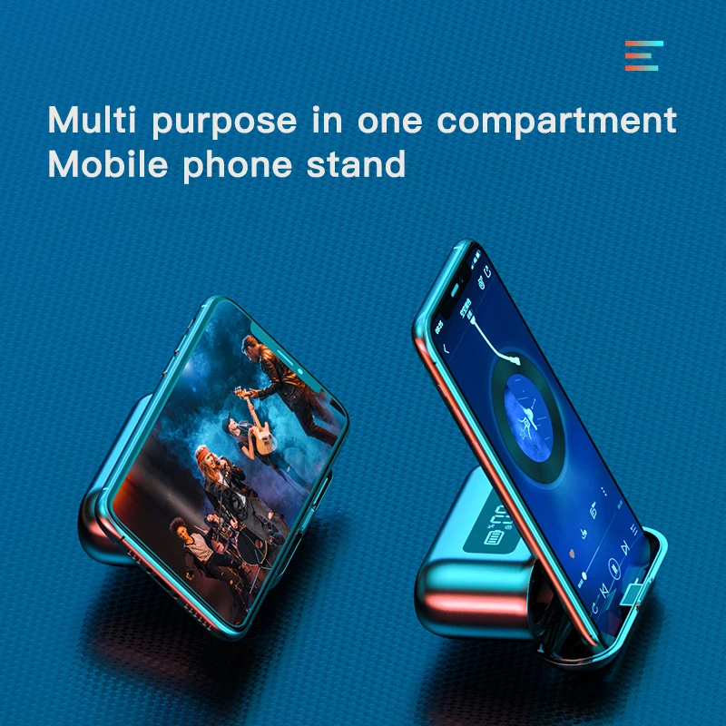 281 Tws Blue Tooth V5.0 Earphones With Microphone Touch Control Headphones Headset Sports Music Wireless Earbuds