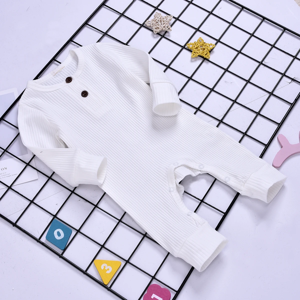 2019 Comfortable soft funny boy and girl organic baby clothes sleepsuit clothing romper Sets