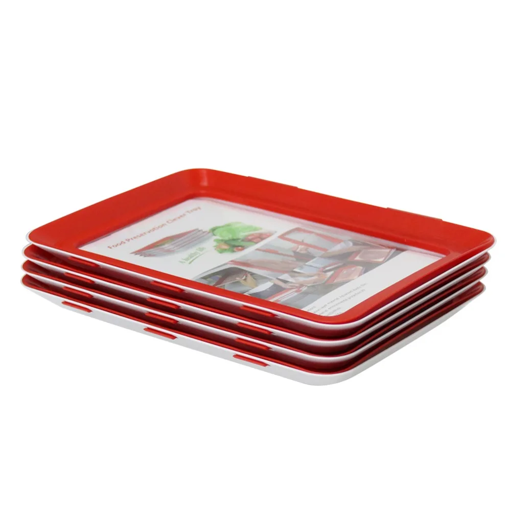 6Pcs Creative Fresh Food Preservation tray Organizer For Fresh Food Preservation Pallet Refrigerator Food Storage Container (9)