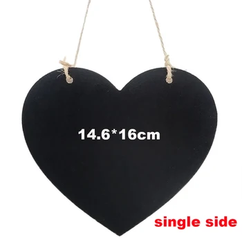 

1pc Blackboard Creative Hanging Menu Lanyard Pendant Message Board Blackboard Chalkboard Advertising Board