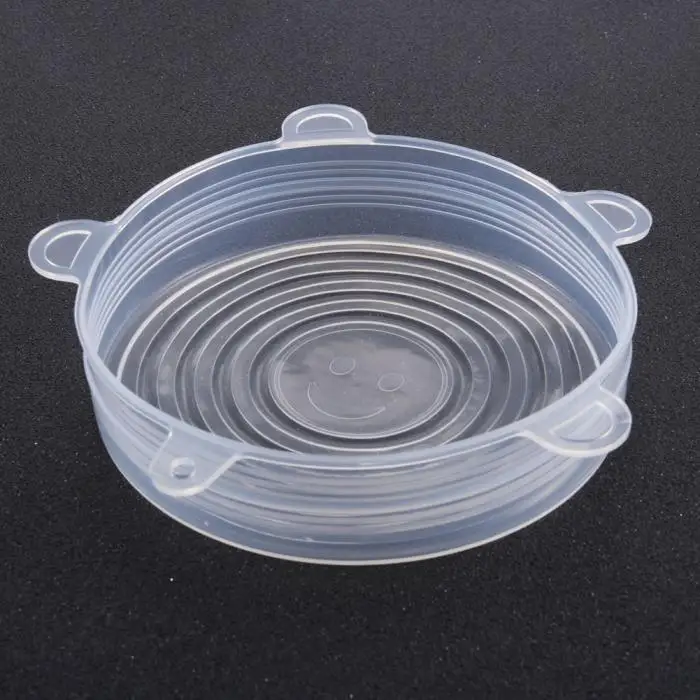 New Reusable Silicone Food Cover Bowl Covers Wrap Food Fresh-keeping Extensive Household Kitchen