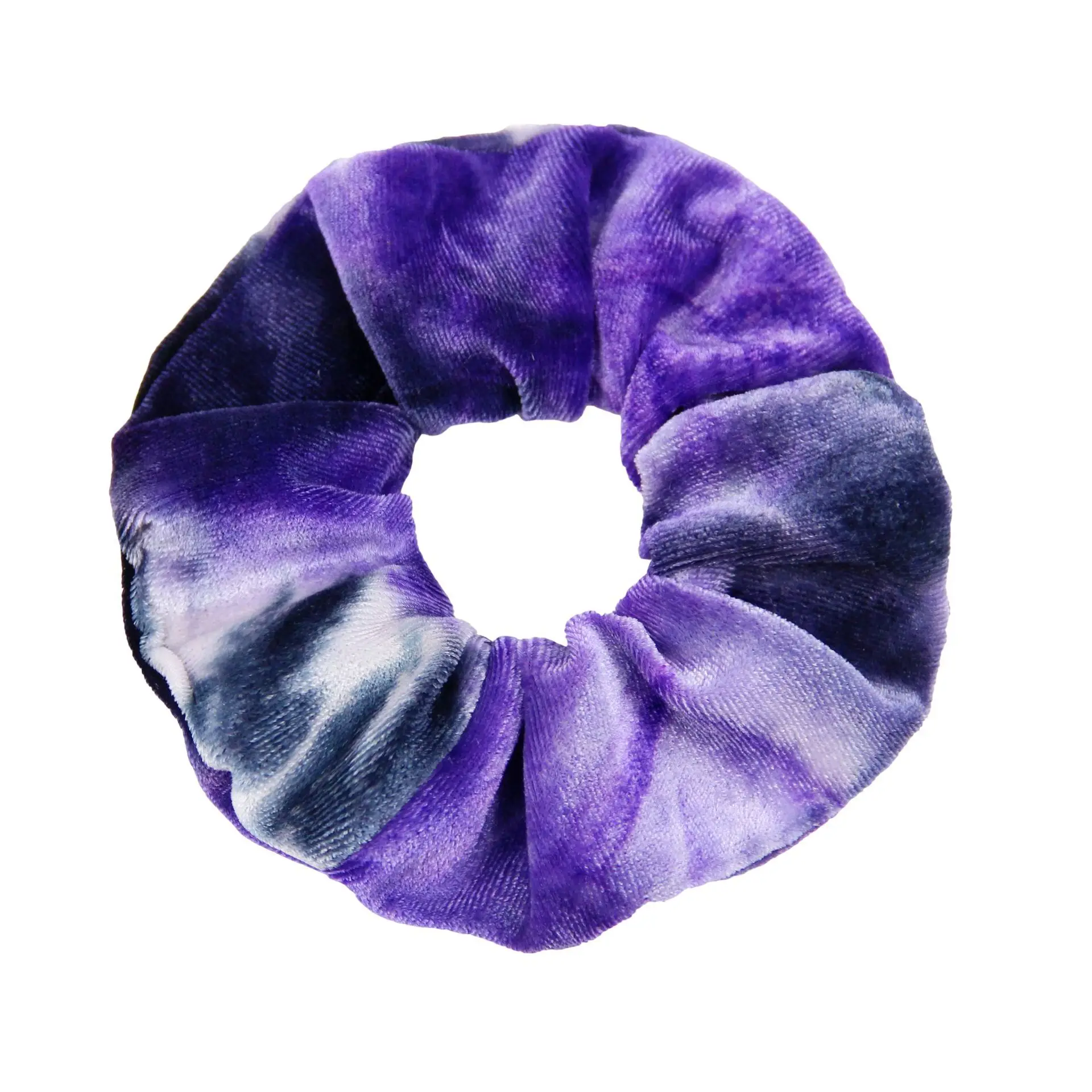 crocodile hair clips Velvet Scrunchie Tie Dyeing Women Girls Elastic Hair Rubber Bands Gum Gradient Color Hair Ring hair clips