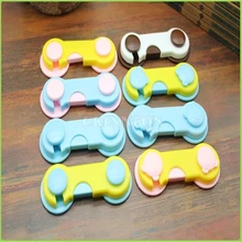 2000 шт./лот пластиковый блок блокировки безопасности для детей замок безопасности для холодильников, шкафов, ящиков