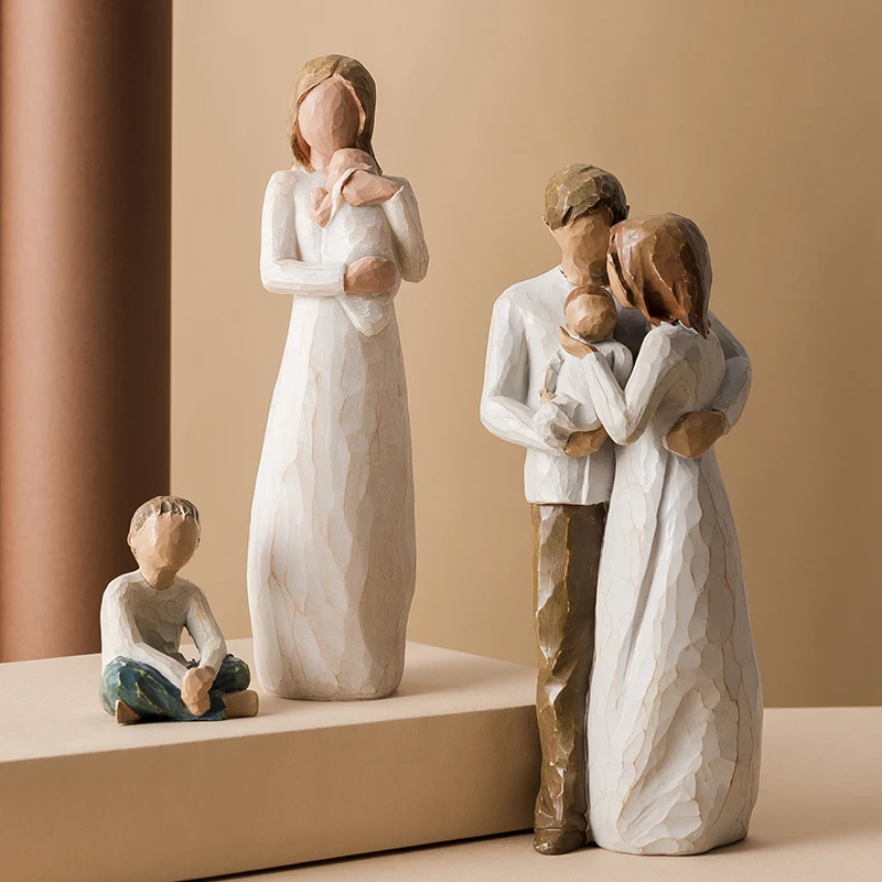 Decoración Para el hogar, Accesorios, moderno carácter de resina miniatura figuras regalo decoración de escritorio regalo de recuerdo decoración de Pascua