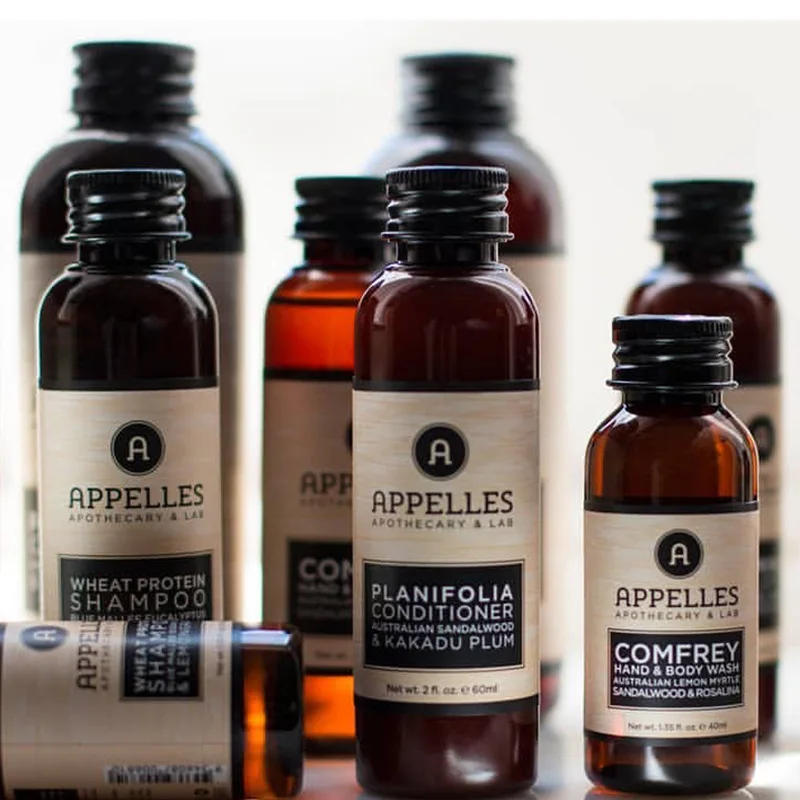 Австралия apalles40ml путешествия мыть кормящих набор кровать и завтраки ИНН одноразовый шампунь для отеля гель для душа