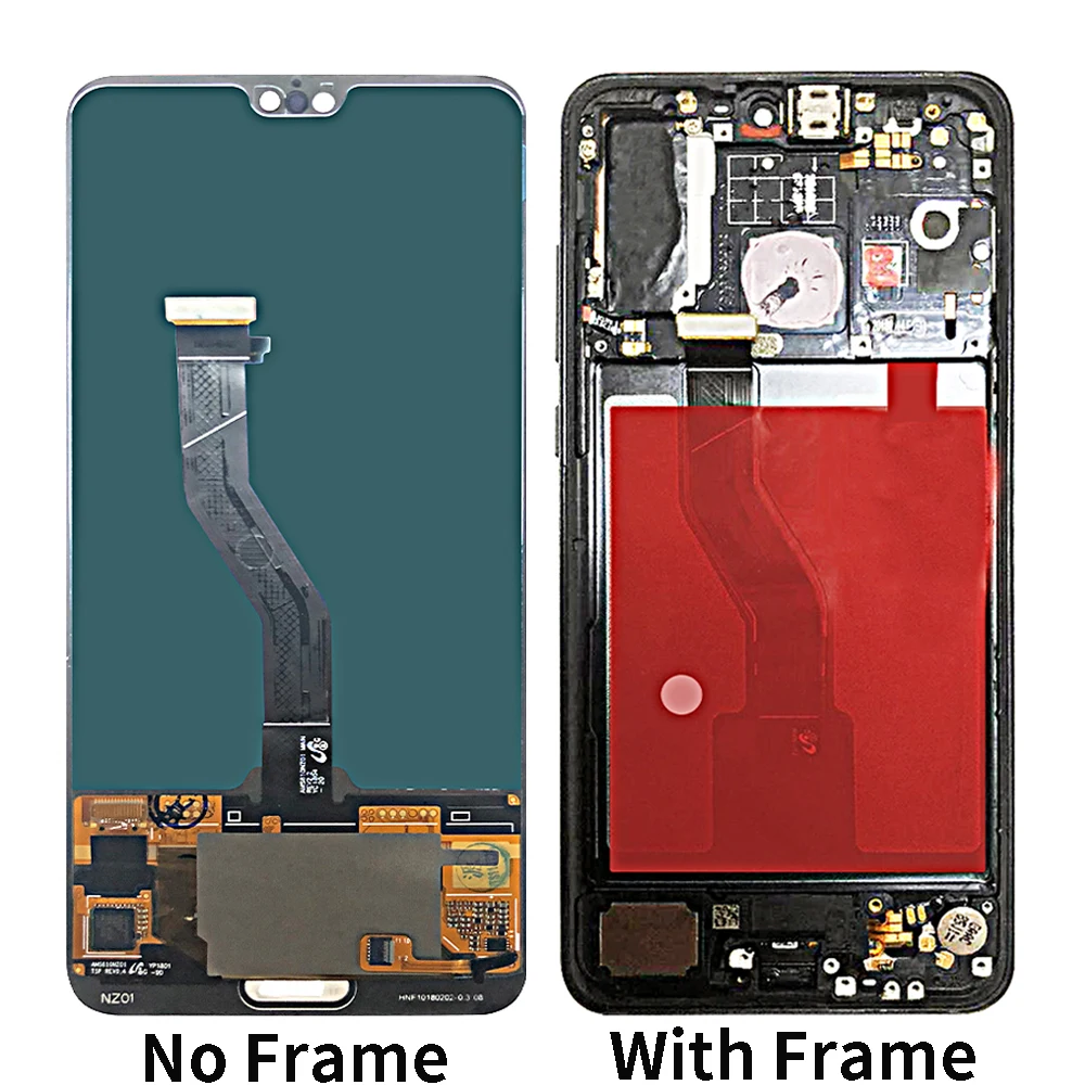 ЖК для huawei P20 Pro ЖК-дисплей кодирующий преобразователь сенсорного экрана в сборе Замена для huawei P20 Plus CLT-L09 CLT-L29