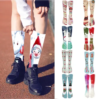 

Socks Winter Warm Unisex Socks 9 Different Designs Christmas Socks Gift Long Funny Socks Calcetines Meias W5