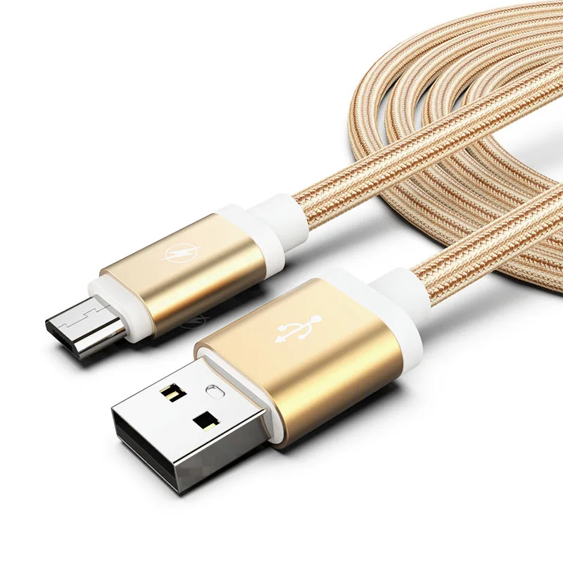 25 см 1m 1,5 m 2m 3M USB кабель с микро USB зарядное устройство кабель Micro-USB с длинным кабелем для зарядки зарядное устройство для Android провод для Samsung J3 J5 J7 Redmi 8 7 7A - Цвет: Gold