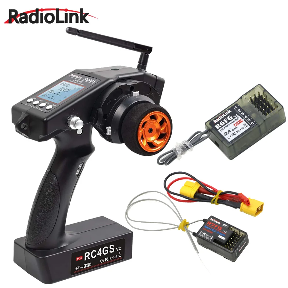 Радиоуправляемый передатчик Radiolink RC4GS V2 4-канальный FHSS пульт дистанционного