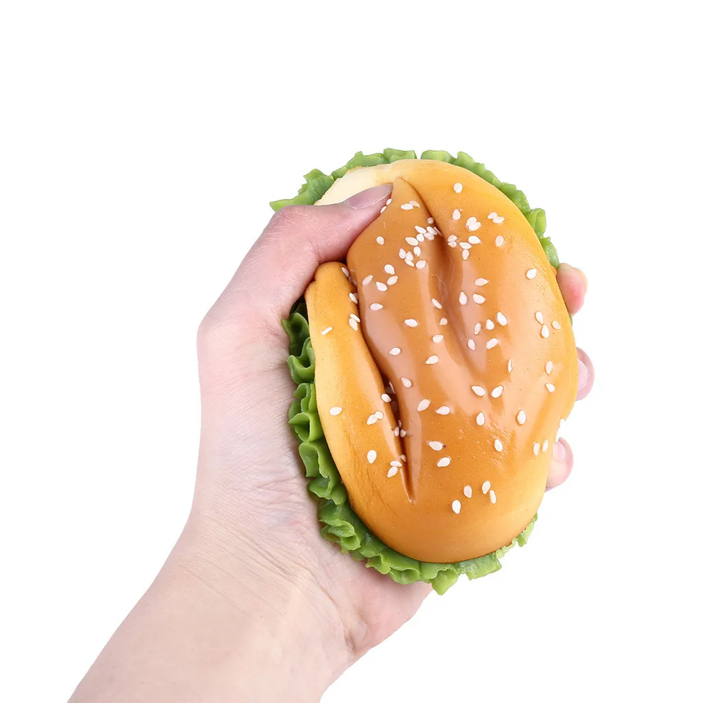 Simulation Burger Slow Rising Collection Stress Reliever Toys Vent decompression toy baby educational toy Pressure relief toy #B