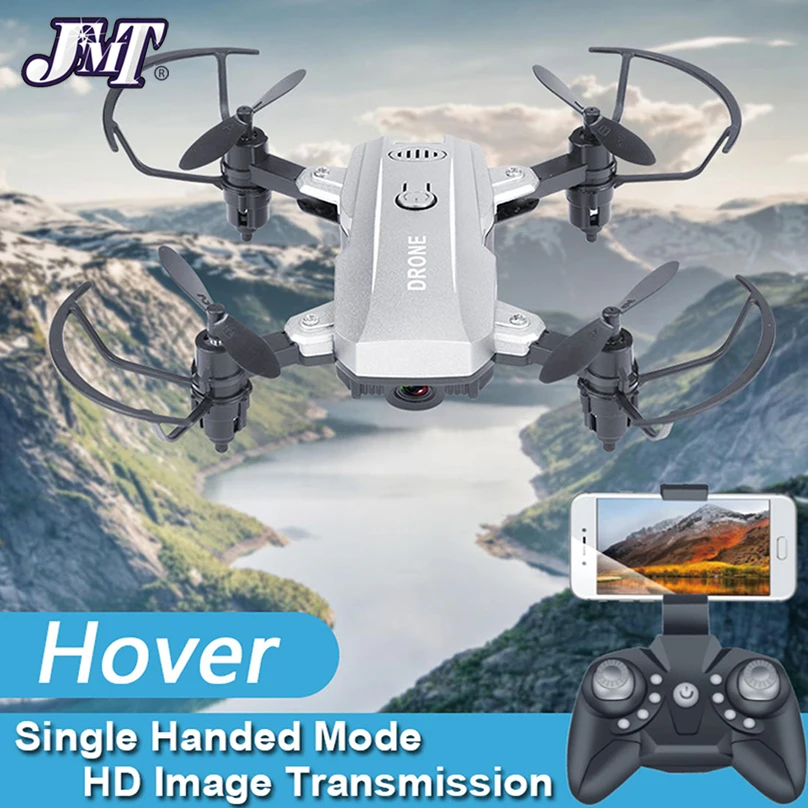 JMT мини Дрон Квадрокоптер M9 камера HD 1080P Wifi FPV Дрон складной высота удержания RC вертолет умные дроны детская игрушка